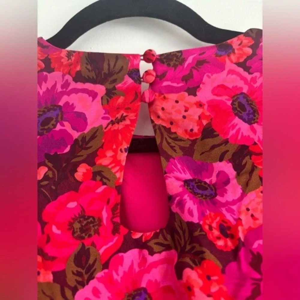 For Love & Lemons Lauren Floral Cutout Mini Dress Size XS NWT - Picture 13 of 14